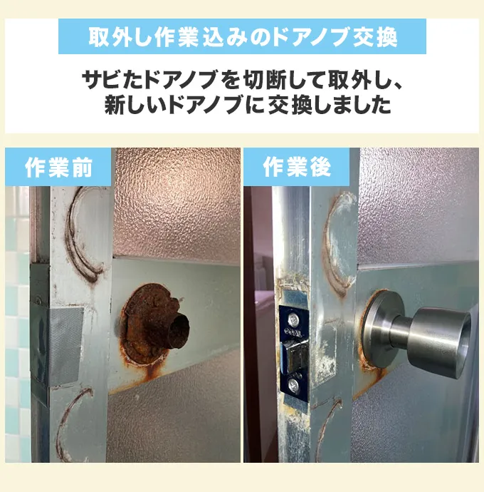 取外し作業込みの交換作業費用