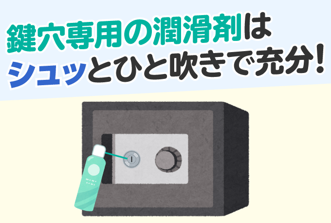 鍵穴専用の潤滑剤