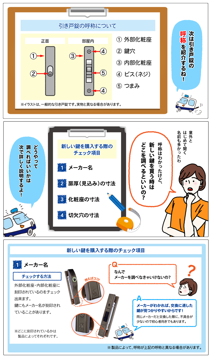 引き戸の鍵交換・費用・玄関・引違い戸のことならカギの生活救急車にお任せください